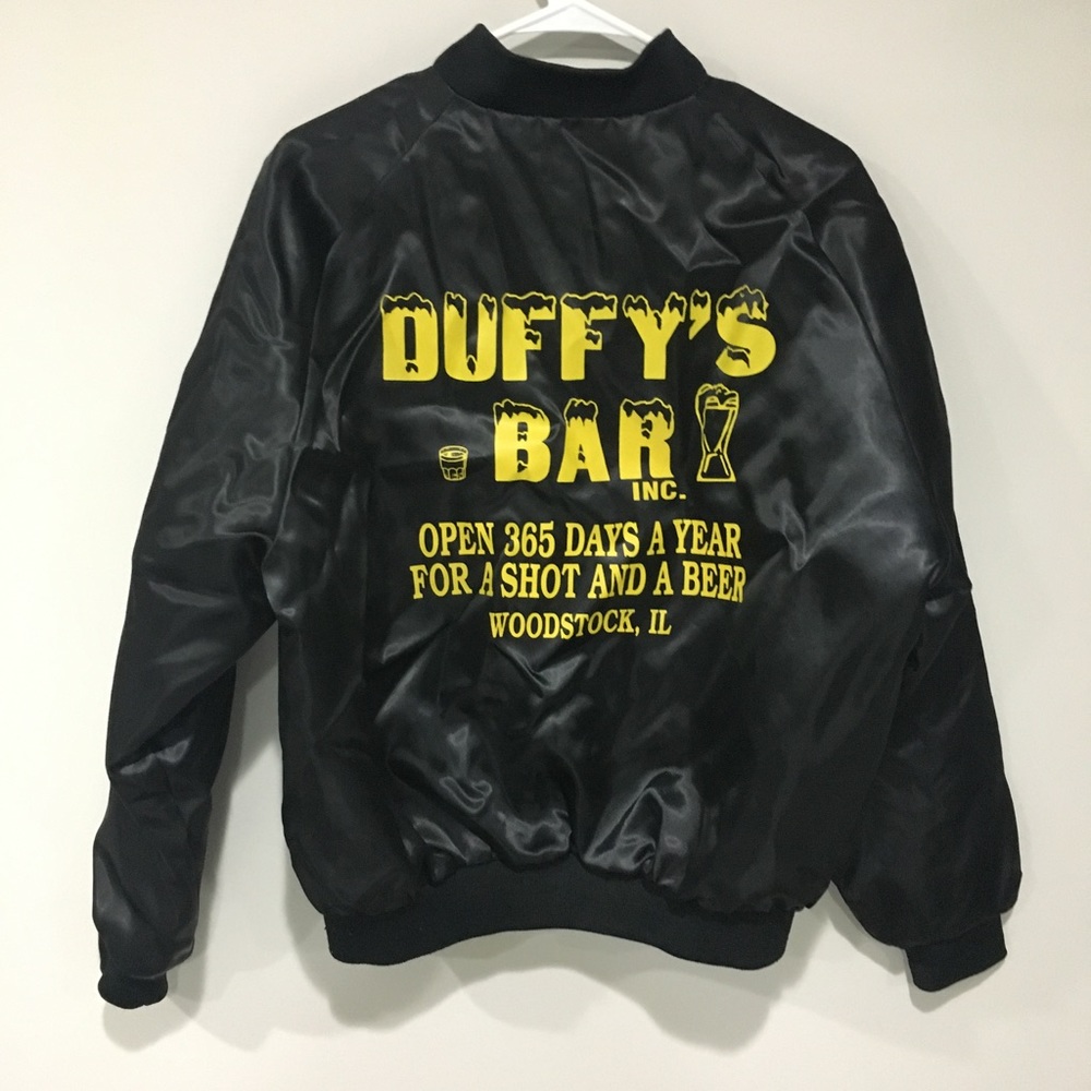 Vintage Style Black Satin Jacket
